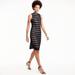 J. Crew Dresses | J. Crew Fringe Lace Sheath Dress Women's 0 Black Sleeveless Lined Cocktail | Color: Black/Cream | Size: 0
