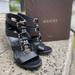 Gucci Shoes | Gucci Lyon Mira Gladiator Sandal Size 39.5 Shoe | Color: Black | Size: 39.5