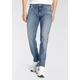 5-Pocket-Jeans BRUNO BANANI Gr. 34, Länge 32, blau (light blue) Herren Jeans 5-Pocket-Jeans