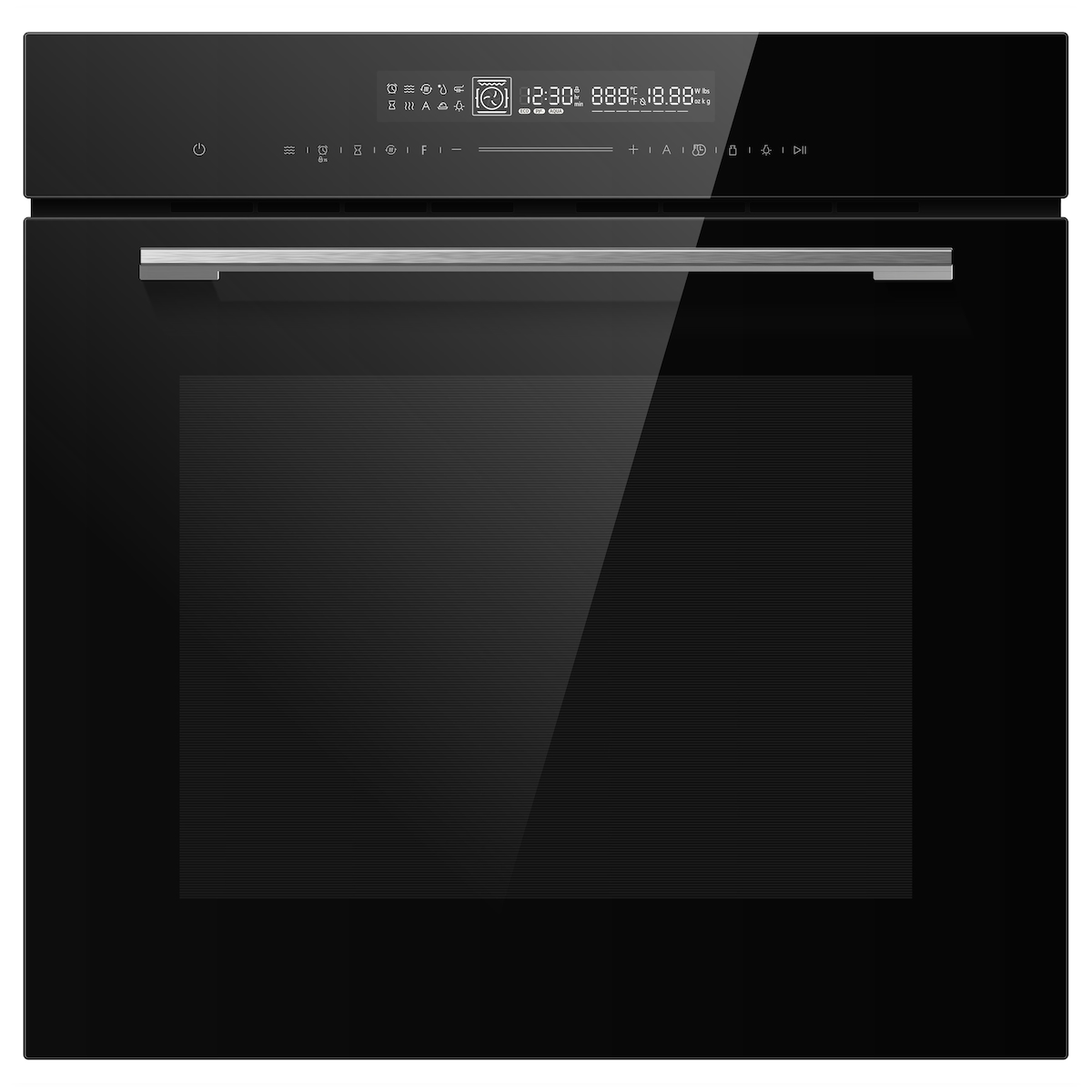 Midea Einbau-Backofen mit Mikrowellenfunktion 7NF30TOBL schwarz 72 Liter, mit Easy-clean-Innenraum Image