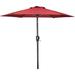 Arlmont & Co. Mirrun 90" Market Umbrella, Polyester in Red | 90 H x 90 W x 90 D in | Wayfair 40595BB2F0D4400CB73D09454F92E7D9