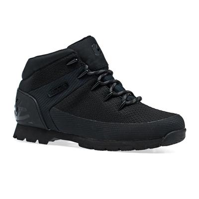 Euro Sprint Mid Hiker Walking Shoes - Black - Timberland Boots