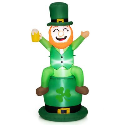 Costway 5 Feet St Patrick's Day Inflatable Decorat...