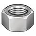 ZORO SELECT U55081.100.0001 Heavy Hex Nut, 1"-8, 316 Stainless Steel, Not