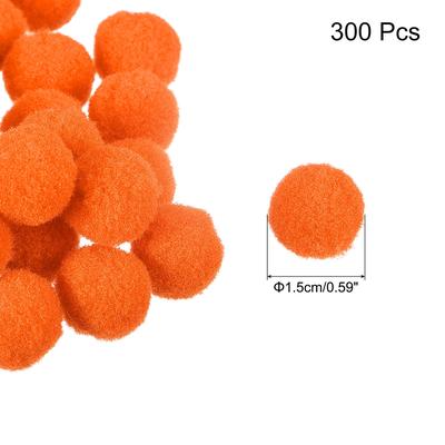 Pom Felt Balls Fabric 1.5cm 15mm for Craft Project DIY, 300 Pcs