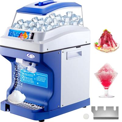 VEVOR 110V Commercial Ice Shaver Crusher 441LBS/H with 11LBS Hopper 300W Tabletop Electric Snow Cone Maker