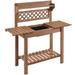 Yaheetech Garden Potting Bench Planting Table with Sliding Tabletop