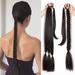 WQJNWEQ Clearance Ponytail Braid Extensions Braid Hair Extension Braid Synthetic Hair For Braiding Ponytail Hair Extensions Long Hairpiece For Women 80 Cm Gifts Makeup
