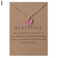 Butterfly Acrylic Pendant Necklace Clavicle Choker Women Jewelry New Chain V1L8