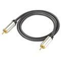 Audio Cable Pure Sound Quality RCA Male to Male HiFi 5.1 SPDIF Stereo Audio Cable for Home Theater HDTV Amplifier Speaker