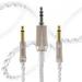 Meze Audio 99 Series Silver Plated Upgrade Cable 3.5mm Jack | Headphones HiFi Cable Replacement 3.5mm Male to Dual TS Mono 3.5mm Male Connector Plug | Cable Length 1.2m/3.9ft