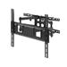 Monoprice Full-Motion Articulating TV Wall Mount Bracket For TVs 32in to 70in Max Weight 88 lbs Extension Range 2.4in to 18.4in VESA Up to 400x400 Rotating Fits Curved Screens - Commercial Series