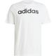 ADIDAS Herren Shirt Essentials Single Jersey Linear Embroidered Logo, Größe L in Weiß