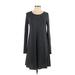 Old Navy Casual Dress - A-Line: Gray Solid Dresses - Women's Size Small