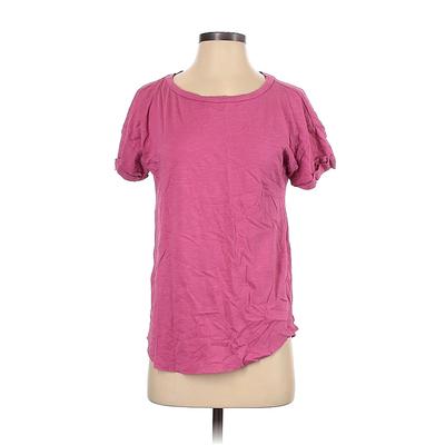 24/7 Maurices Short Sleeve T-Shirt: Pink Tops - Women's Size Small