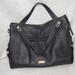 Jessica Simpson Bags | Jessica Simpson Black Faux Leather Hobo Satchel | Color: Black | Size: Os