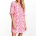 Lilly Pulitzer Dresses | Lilly Pulitzer Somerset Resort Chum Bucket Dress Pink Fish Flowers Womens Xs | Color: Pink/Yellow | Size: Xs