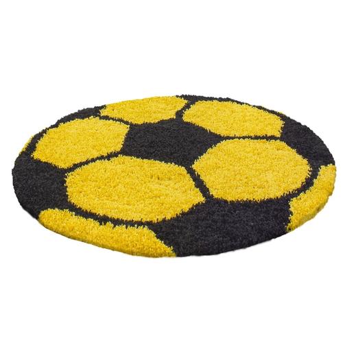 Giancasa Fußballteppich Fußball Kinderteppich Shaggy Kinderteppich Teppiche