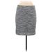 Apt. 9 Casual Skirt: Gray Tweed Bottoms - Women's Size Medium