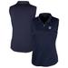 Women's Cutter & Buck Navy Milwaukee Brewers Americana Logo DryTec Forge Stretch Sleeveless Polo