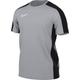 Nike Herren Short Sleeve Top Dri-Fit Academy, Wolf Grey/Black/White, DR1336-012, XS