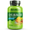 NATURELO Eye Health - AREDS 2 Formula with Lutein, Zeaxanthin, Natural Vitamin A & Vitamin E & Zinc - Best Supplement for Dry Eyes, Vision Preservation - 60 Vegan Capsules | 1 Month Supply