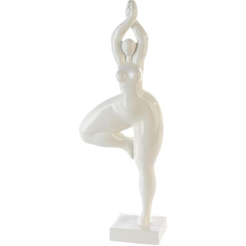 „Dekofigur CASABLANCA BY GILDE „“Skulptur Ballerina““ Dekofiguren Gr. B/H/T: 19 cm x 52 cm x 15 cm, weiß Deko-Objekte“