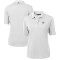 Women's Cutter & Buck White Miami Marlins Americana Logo DryTec Virtue Eco Pique Recycled Polo