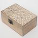 Bungalow Rose Melesa Handmade Wooden Box/Distress White - Mango Wood & Metal/6 x 5.4 x 2.5 "(L x W x H) Wood in Brown/Gray | Wayfair