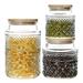 August Grove® 3 Piece Storage Jar Set Glass | 8.1 H x 4.7 W x 4.7 D in | Wayfair 8FD0630A4AEE4AC9AFB0B1E647483AD9