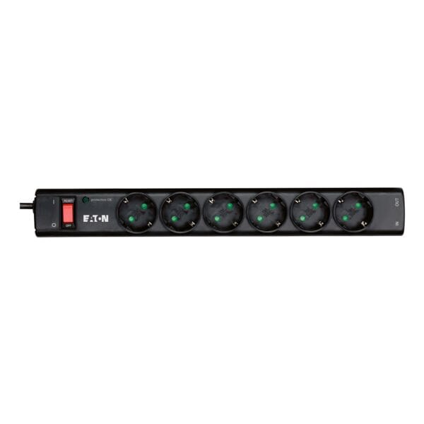 Eaton 6-fach Steckdosenleiste »Protection Strip 6 Tel« schwarz, 39x41x52 cm Image