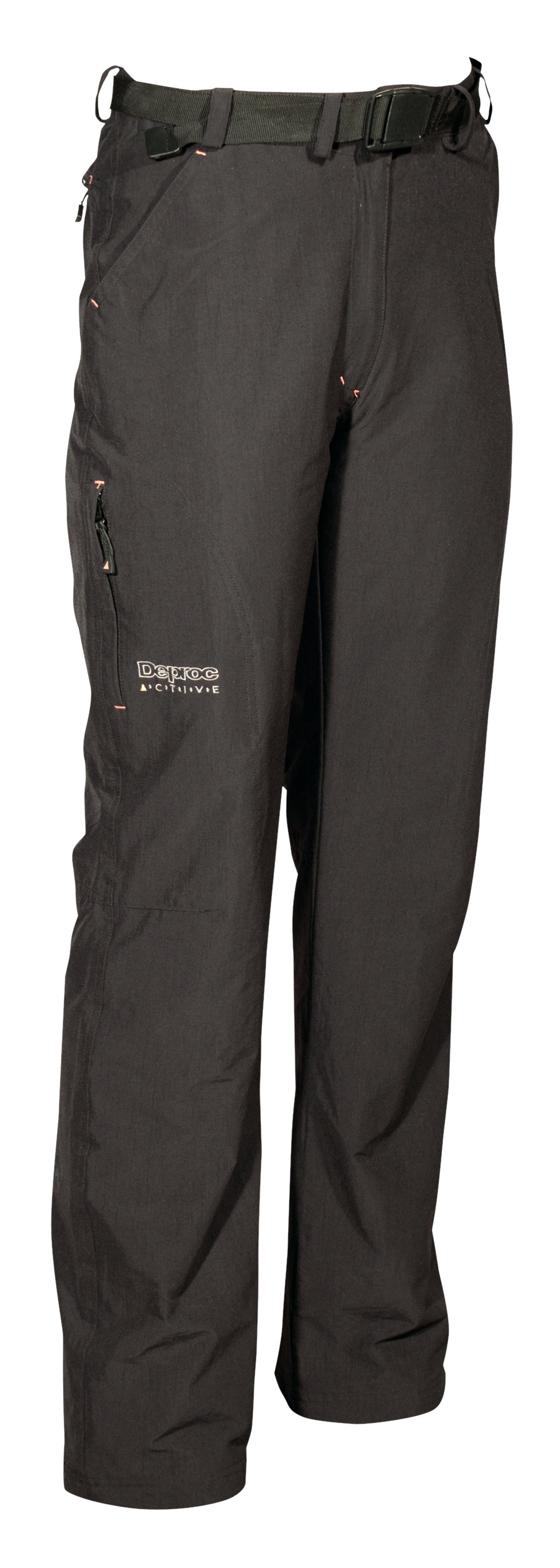Schneehose DEPROC ACTIVE "Thermohose DEPROC BRANDON", Damen, Gr. 19, Normalgrößen, schwarz, 96% Polyester; 4% Elastan, Hosen Sportbekleidung Hose Outdoorbekleidung Trekkinghose, auch in Großen Größen erhältlich Image