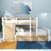 Loft Bunk Bed with Drawers and Ladder