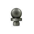 Deltana Dsbt Decorative Solid Brass Decorative Ball Tip Finial For Deltana Hinge - Nickel