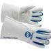 Welding Gloves 3-D XL 12In White/Blue PR