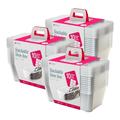 Life Story 6L Shoe and Closet Storage Box Stacking Containers (30 Pack)