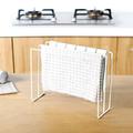 wofedyo rack kitchen sink folding washing towel rag drainer holder storage rack hanging White 30*26*10