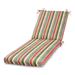 Greendale Home Fashions 73 x 23 Sunset Stripe Outdoor Chaise Cushion