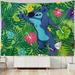 Lilo & Stitch Christmas Tapestry Lilo & Stitch Wall Mount The Nightmare Before Christmas Christmas for Christmas Party Home Christmas Wall Decoration/S-100*75cm