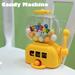 HLONK 1pcs Mini Gashapon Machine Children Toys Capsules Party Bag Fillers Toy Egg Coin-Operated Children Birthday Party Bag Fillers Toy Yellow