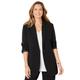 Plus Size Women's Right Fit™ Blazer by Catherines in Black (Size 18 W)