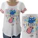 Lularoe Tops | Lularoe 4th Of July T-Shirt | Color: Red/White | Size: Xs