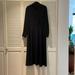 Zara Dresses | Long Sleeve Black Nwt Zara Maxi Dress Size Xl | Color: Black | Size: Xl