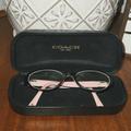 Coach Accessories | Coach Glasses | Color: Black/Pink | Size: Os