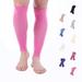 Doc Miller Calf Compression Sleeve Men and Women - 15-20mmHg Shin Splint Compression Sleeve Recover Varicose Veins Torn Calf and Pain Relief - 1 Pair Calf Sleeves Pink Color - X-Large Size