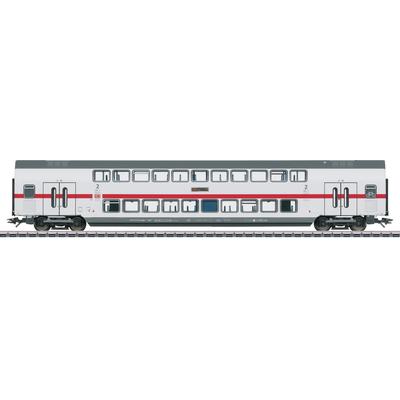 Personenwagen MÄRKLIN "IC2 Doppelstock-Mittelwagen DBpza 682.2, 2. Klasse - 43489", rot (weiß, rot), Modelleisenbahn-Fahrzeuge, Kinder, Metall, Kunststoff, mit Lichteffekten; Made in Europe