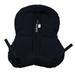 13ER 16.5-17 Ovation Europa Sheepskin 4-Shim Solid Spine Half Pad Black/Black