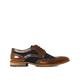 Joe Browns Herren Elegante Brogue-Schuhe aus Leder und Wildleder im Vintage-Stil Oxford, Braun/Marineblau, 40.5 EU
