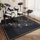 EYZO Drum Rug Drum Mat Soundproof Mat Drum Carpet Non Slip Blanket - 2022 Deluxe Drum Carpet - 120 x 80 CM