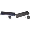 Rapoo 9500M kabelloses Tastatur-Maus Set Wireless Deskset 1600 DPI Sensor 12 Monate Batterielaufzeit & Mac - schwarz & 9300M kabelloses Tastatur-Maus Set Wireless Deskset 1300 DPI Sensor - schwarz